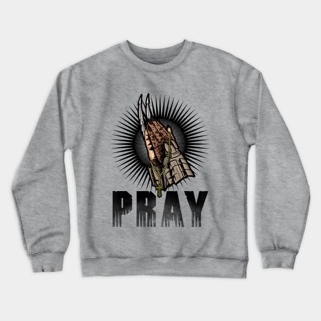 Pray for Naru Crewneck Sweatshirt by S3bCarey